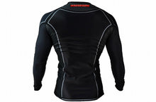 Load image into Gallery viewer, RANK Ver 2 Rash Guard Long Sleeve Black