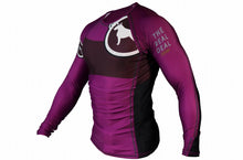 Load image into Gallery viewer, RANK Ver 2 Rash Guard Long Sleeve Purple