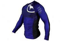 Load image into Gallery viewer, RANK Ver 2 Rash Guard Long Sleeve Blue