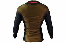 Load image into Gallery viewer, RANK Ver 2 Rash Guard Long Sleeve Brown