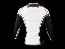 Load image into Gallery viewer, RANK Ver 2 Rash Guard Long Sleeve White