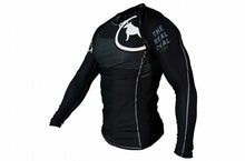 Load image into Gallery viewer, RANK Ver 2 Rash Guard Long Sleeve Black