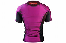 Load image into Gallery viewer, RANK Ver 2 Rash Guard Short Sleeve Purple