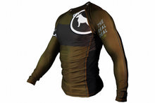 Load image into Gallery viewer, RANK Ver 2 Rash Guard Long Sleeve Brown