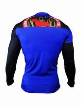 Load image into Gallery viewer, THE RANGER Rash Guard Long Sleeve Blue