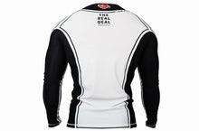 Load image into Gallery viewer, RANK Ver 1 Rash Guard Long Sleeve White