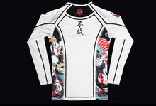 Load image into Gallery viewer, FUHAI Rash Guard Long Sleeve White