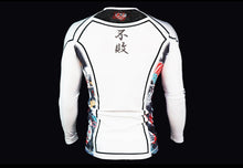 Load image into Gallery viewer, FUHAI Rash Guard Long Sleeve White