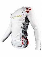 Load image into Gallery viewer, MUSHIN Ver 3.0 Rash Guard Long Sleeve Black/White