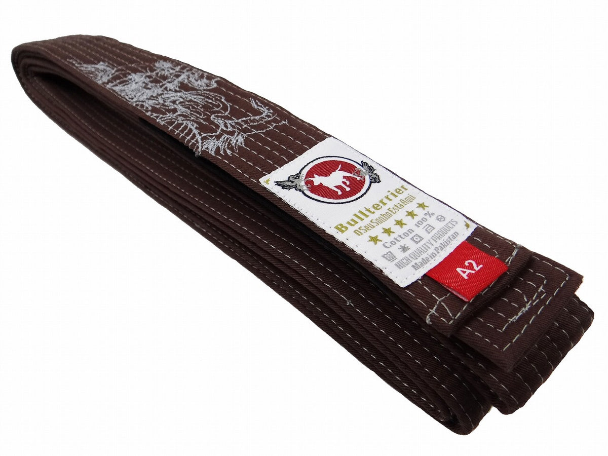 BULL TERRIER -MUSHIN- BJJ Belt Brown