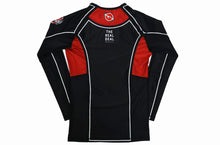 Load image into Gallery viewer, RANK Ver 1 Rash Guard Long Sleeve Black