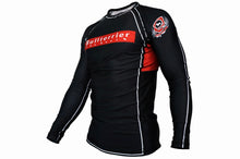 Load image into Gallery viewer, RANK Ver 1 Rash Guard Long Sleeve Black