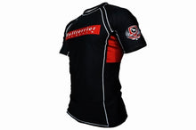 Load image into Gallery viewer, RANK Ver 1 Rash Guard Short Sleeve Black