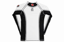 Load image into Gallery viewer, RANK Ver 1 Rash Guard Long Sleeve White