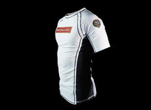 Load image into Gallery viewer, RANK Ver 3 Rash Guard Short Sleeve White