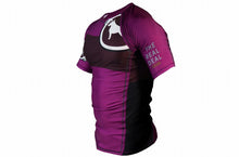 Load image into Gallery viewer, BULL TERRIER -RANK Ver 2 - Rash Guard Short Sleeve Purple