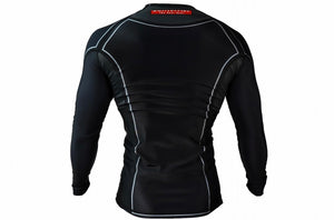 BULL TERRIER -RANK Ver 2 - Rash Guard Long Sleeve Black