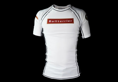 RANK Ver 3 Rash Guard Short Sleeve White