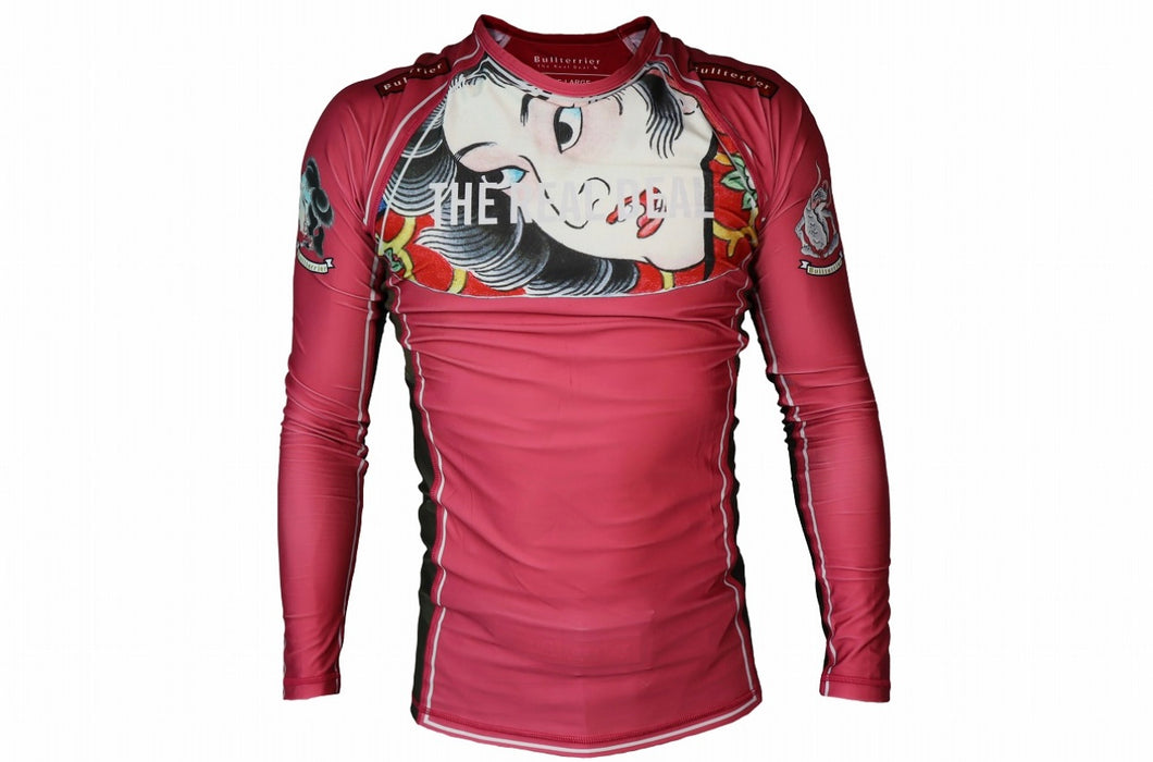 TSUNADEHIME Rash Guard Long Sleeve Vermilion