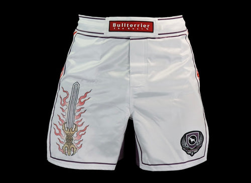 ACALA Fight Shorts White