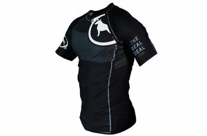 BULL TERRIER -RANK Ver 2 - Rash Guard Short Sleeve Black