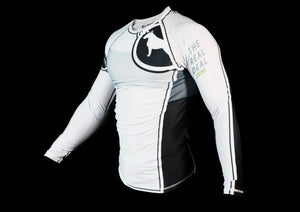 BULL TERRIER -RANK Ver 2 - Rash Guard Long Sleeve White