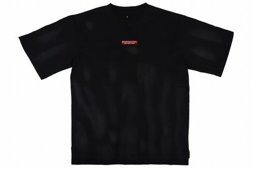 OVER SIZED TIE DYE T-SHIRT BLACK