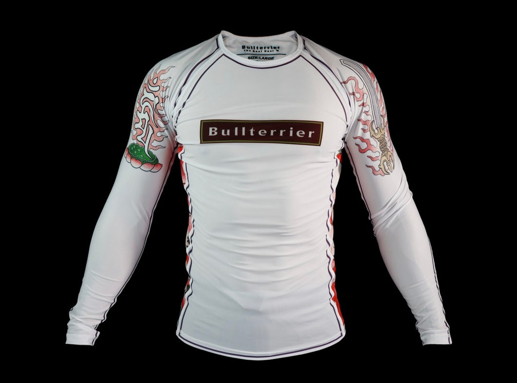 ACALA Ver 2 Rash Guard Long Sleeve White