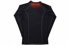 Load image into Gallery viewer, RANK Ver 3 Rash Guard Long Sleeve Black