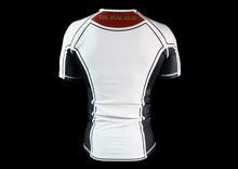 Load image into Gallery viewer, RANK Ver 3 Rash Guard Short Sleeve White