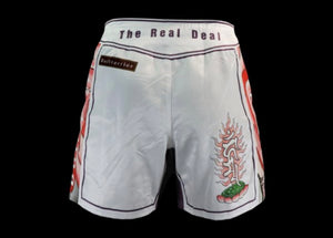 ACALA Fight Shorts White