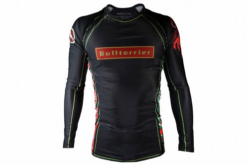 HOUOU Rash Guard Long Sleeve Black