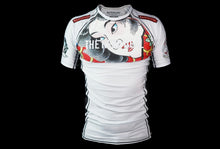 Load image into Gallery viewer, TSUNADEHIME Rash Guard Short Sleeve White