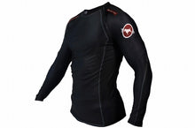 Load image into Gallery viewer, TRADITIONAL Rash Guard Long Sleeve Black