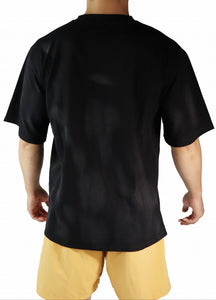 OVER SIZED TIE DYE T-SHIRT BLACK