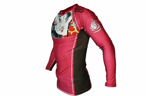 TSUNADEHIME Rash Guard Long Sleeve Vermilion