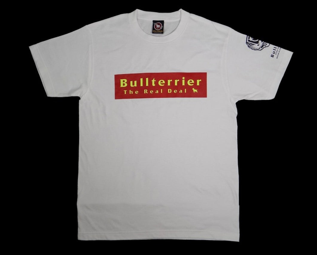 BULL TERRIER -BASIC- T-Shirt White/Black/Ash
