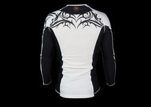 Load image into Gallery viewer, BULL TERRIER -TRIBAL- Rash Guard Long Sleeve White