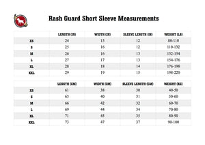 BULL TERRIER -MUSHIN- Rash Guard Short Sleeve Black/White
