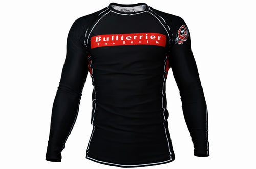 BULL TERRIER -RANK- Rash Guard Long Sleeve Black