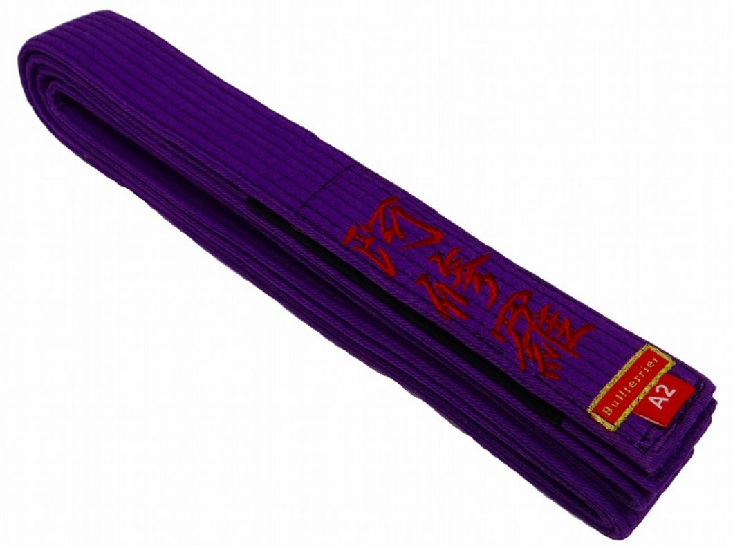 BULL TERRIER -ASHURA- BJJ Belt Purple