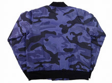 Load image into Gallery viewer, BULL TERRIER -MA-1 Jacket Traditional Camo Blue