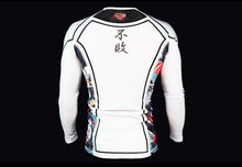 Load image into Gallery viewer, BULL TERRIER -FUHAI- Rash Guard Long Sleeve White