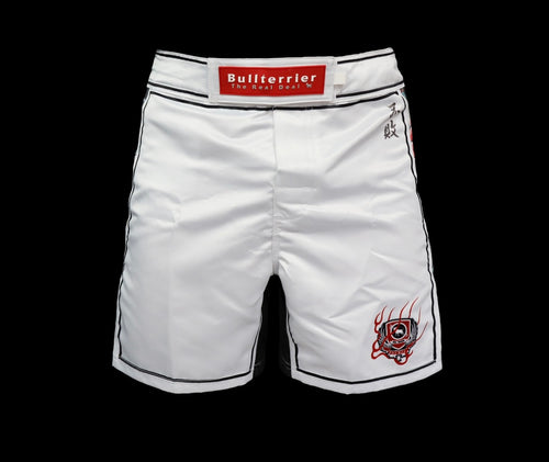 BULL TERRIER -FUHAI- Fight Shorts White