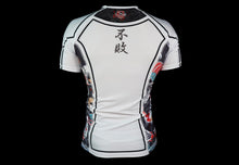 Load image into Gallery viewer, BULL TERRIER -FUHAI- Rash Guard Short Sleeve White