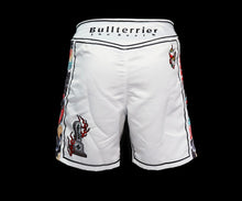 Load image into Gallery viewer, BULL TERRIER -FUHAI- Fight Shorts White