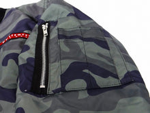 Load image into Gallery viewer, BULL TERRIER -MA-1 Jacket Traditional Camo Green